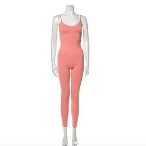 Live The Process pink corset jumpsuit XS